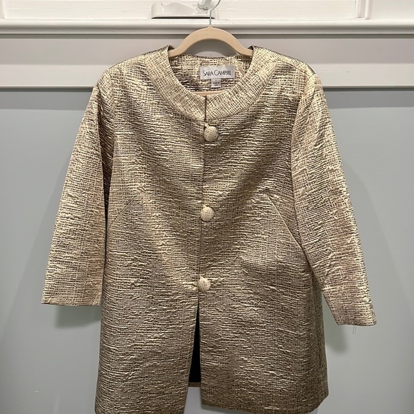 Gold Sara Campbell suit jacket - Picture 1 of 3